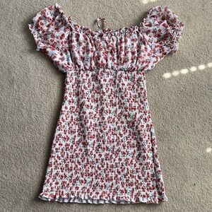 Floral Off-Shoulder Dress